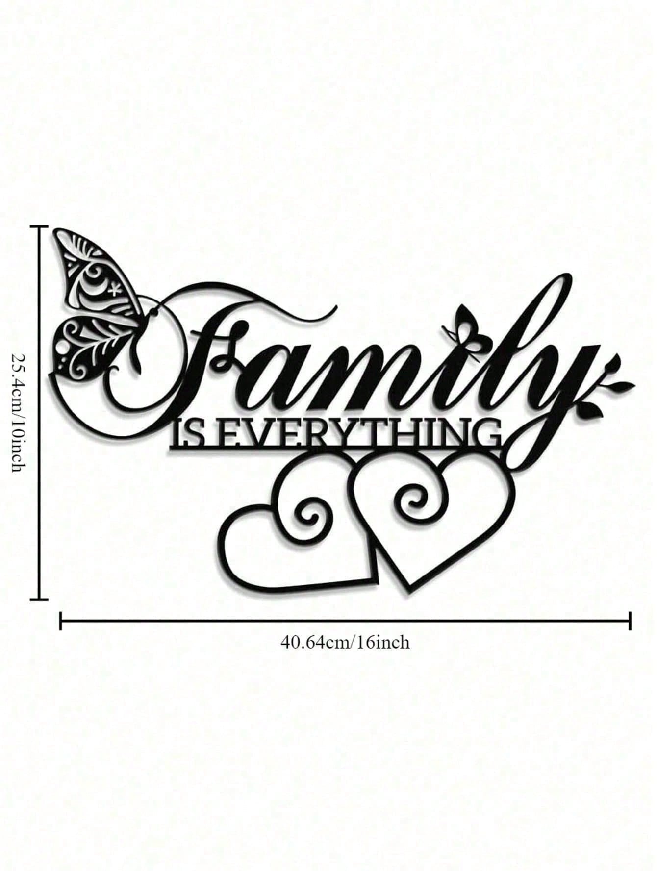 Metal Family Name Sign With Inspirational Quote - Personalized Rustic Tin Wall Art For Living Room, Bedroom, Kitchen, Home Office | Farmhouse Home Decor & Unique Housewarming Gift For Families, Couples, New Homeowners | Customized Family Quote Sign, Vinta