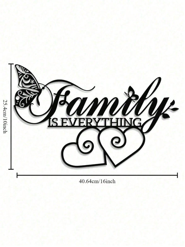 Metal Family Name Sign With Inspirational Quote - Personalized Rustic Tin Wall Art For Living Room, Bedroom, Kitchen, Home Office | Farmhouse Home Decor & Unique Housewarming Gift For Families, Couples, New Homeowners | Customized Family Quote Sign, Vinta