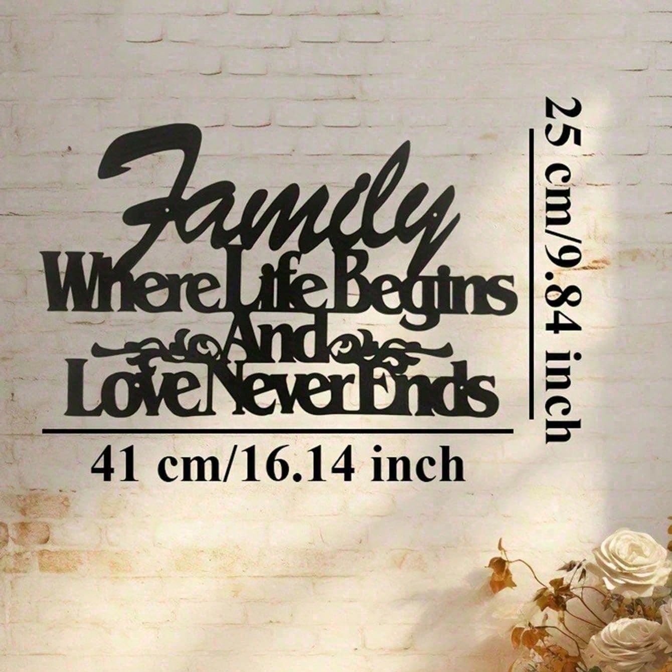 Welcome to Our Home" Metal Wall Plaque - Ready-to-Hang Entryway Sign | Instant Cozy Farmhouse Decor-Heartwarming Entryway & Living Room Decor.Decorative Signs & Plaques