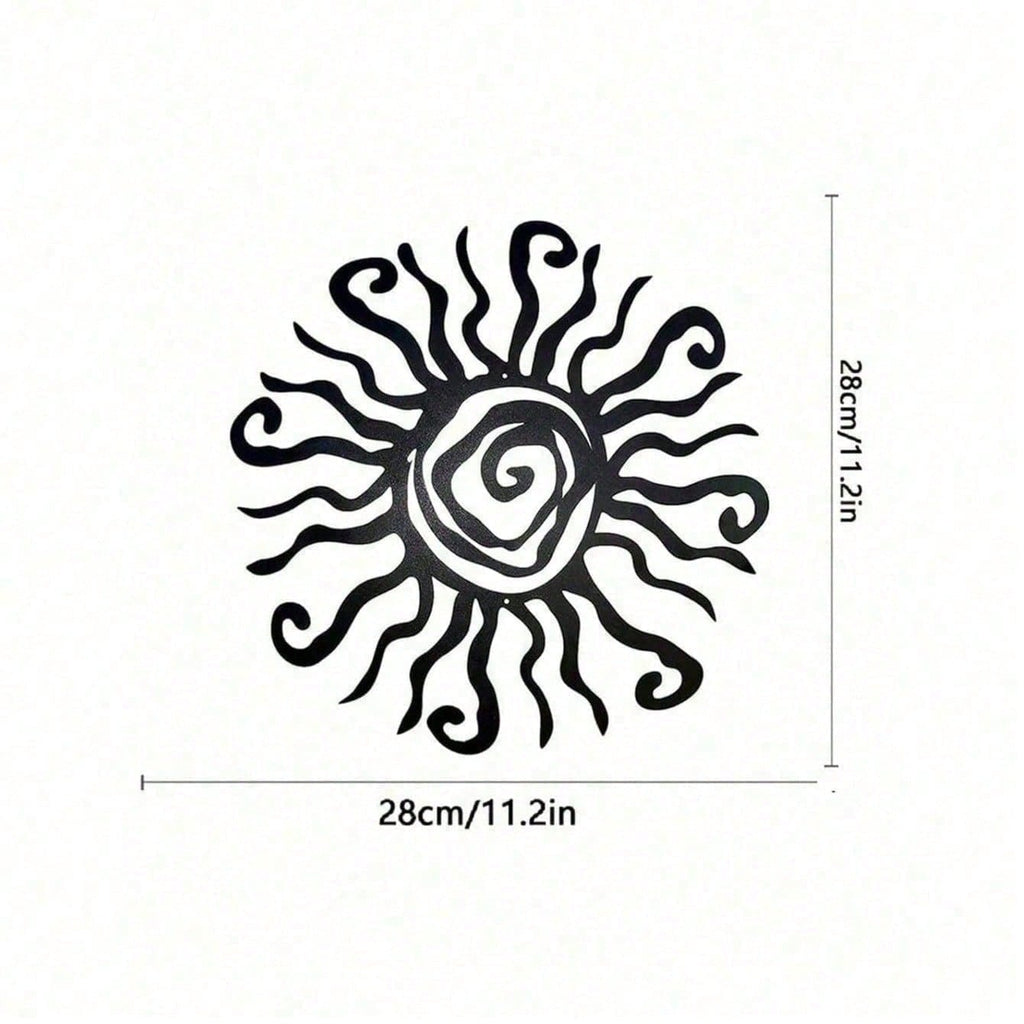 2D Metal Geometric Line Wall Art – Mandala Flower Boho Zen Spiritual Decor, Black Friday Must-Have