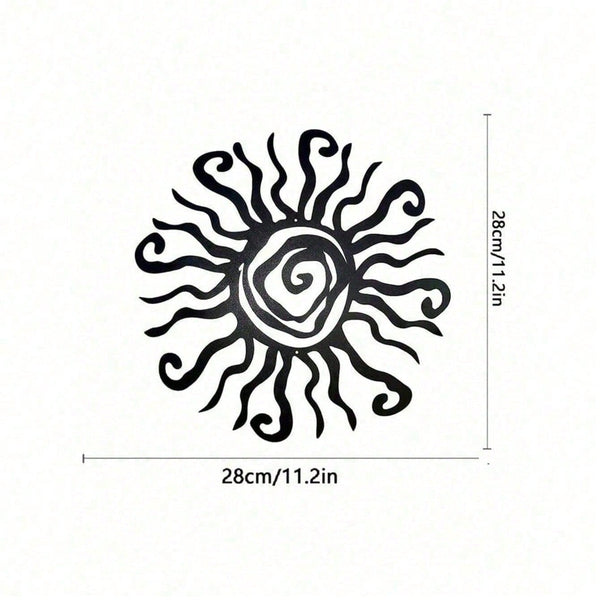 2D Metal Geometric Line Wall Art – Mandala Flower Boho Zen Spiritual Decor, Black Friday Must-Have