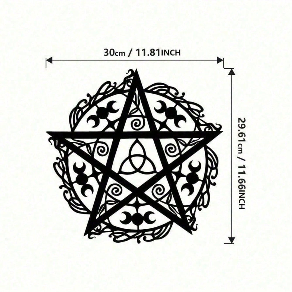 2D Metal Geometric Line Wall Art – Mandala Flower Boho Zen Spiritual Decor, Black Friday Must-Have