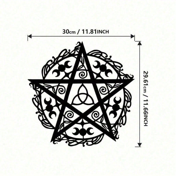 2D Metal Geometric Line Wall Art – Mandala Flower Boho Zen Spiritual Decor, Black Friday Must-Have