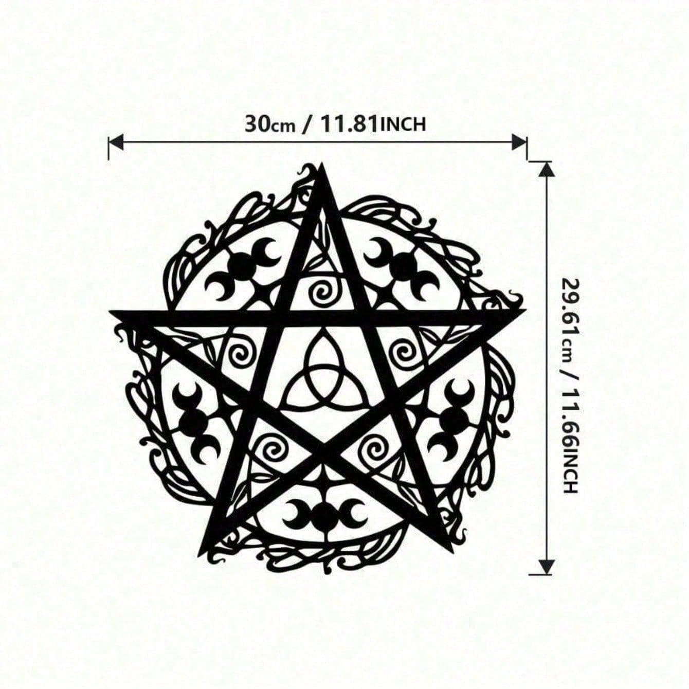 2D Metal Geometric Line Wall Art – Mandala Flower Boho Zen Spiritual Decor, Black Friday Must-Have