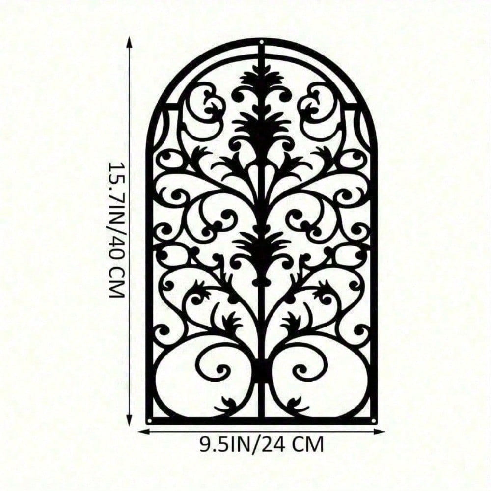 2D Metal Geometric Line Wall Art – Mandala Flower Boho Zen Spiritual Decor, Black Friday Must-Have