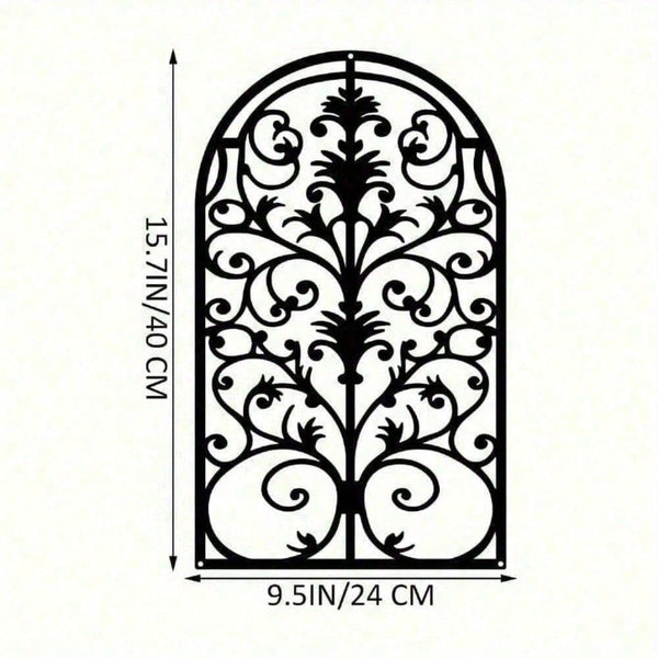 2D Metal Geometric Line Wall Art – Mandala Flower Boho Zen Spiritual Decor, Black Friday Must-Have