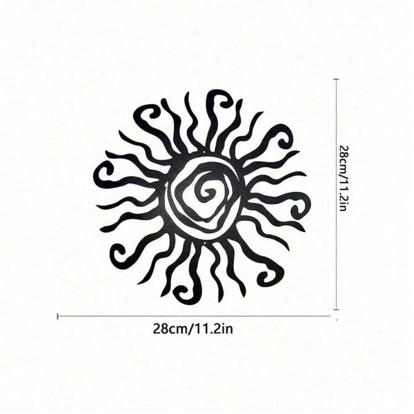 2D Metal Geometric Line Wall Art – Mandala Flower Boho Zen Spiritual Decor, Black Friday Must-Have