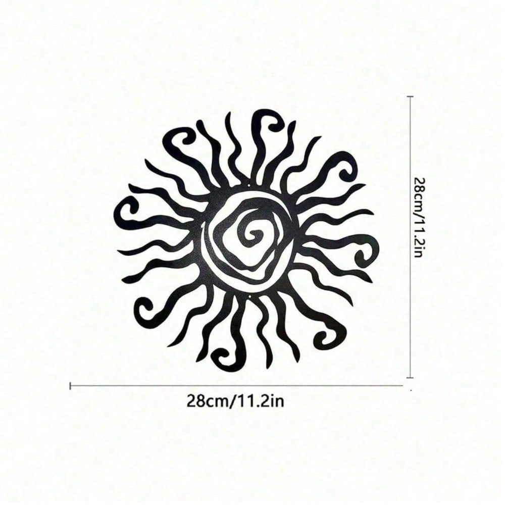2D Metal Geometric Line Wall Art – Mandala Flower Boho Zen Spiritual Decor, Black Friday Must-Have