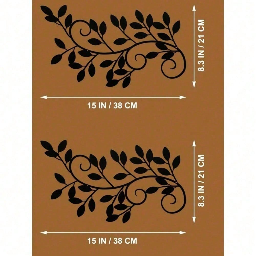 2D Metal Geometric Line Wall Art – Mandala Flower Boho Zen Spiritual Decor, Black Friday Must-Have