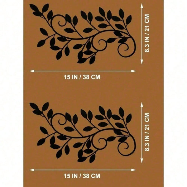 2D Metal Geometric Line Wall Art – Mandala Flower Boho Zen Spiritual Decor, Black Friday Must-Have