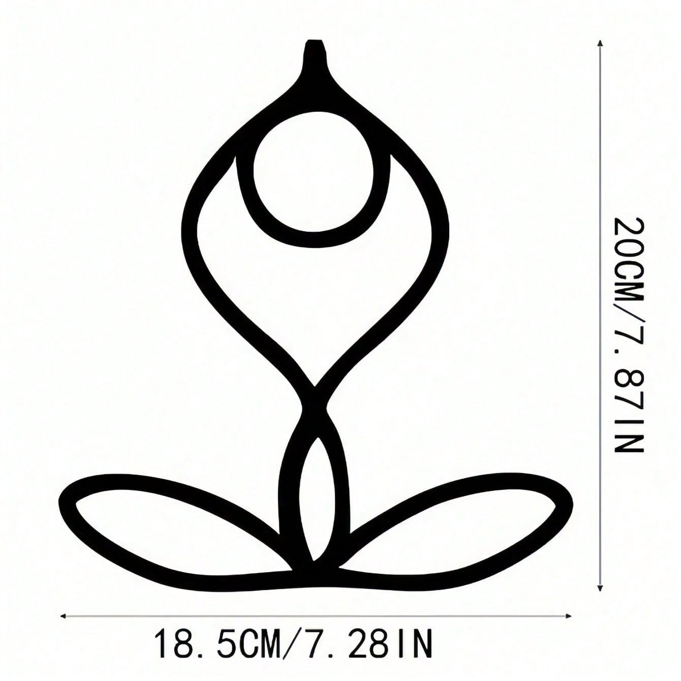 3 PiecesGym Pose Metal Wall Art, Elegant Lounge Decor With Artistic Patterns - Perfect For Room Decor, Wall Decoration, Home Decor.