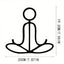 3 PiecesGym Pose Metal Wall Art, Elegant Lounge Decor With Artistic Patterns - Perfect For Room Decor, Wall Decoration, Home Decor.