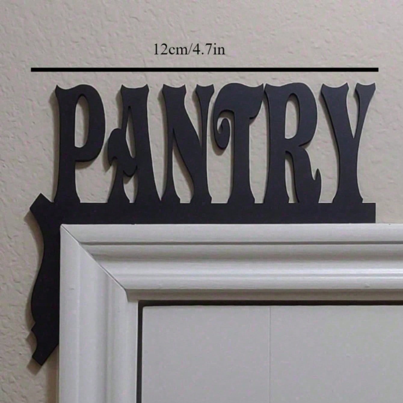 Vintage Farmhouse Pantry Sign - Hand Painted Rustic Wood Wall Art, Over The Door Hanging Plaque For Kitchen | Cottagecore & Farmhouse Decor, Cute Housewarming Gift For Women, Mom, Her | Rustic Kitchen Wall Decor, Farmhouse Signs, Farmhouse Kitchen Decor, Secondary image