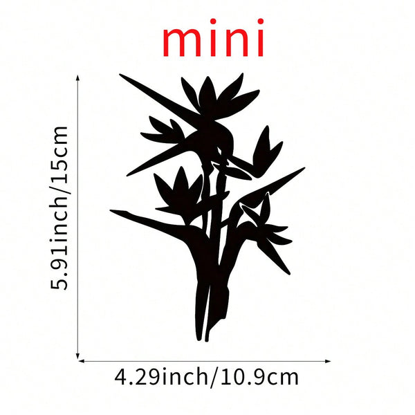 1. Sunflower vase metal wall decoration, black lily vase wall-mounted sculpture, indoor living room, bedroom flower shop, kitchen bathroom decoration, gift, women's artwork, suitable for storing keys, small accessories, etc.