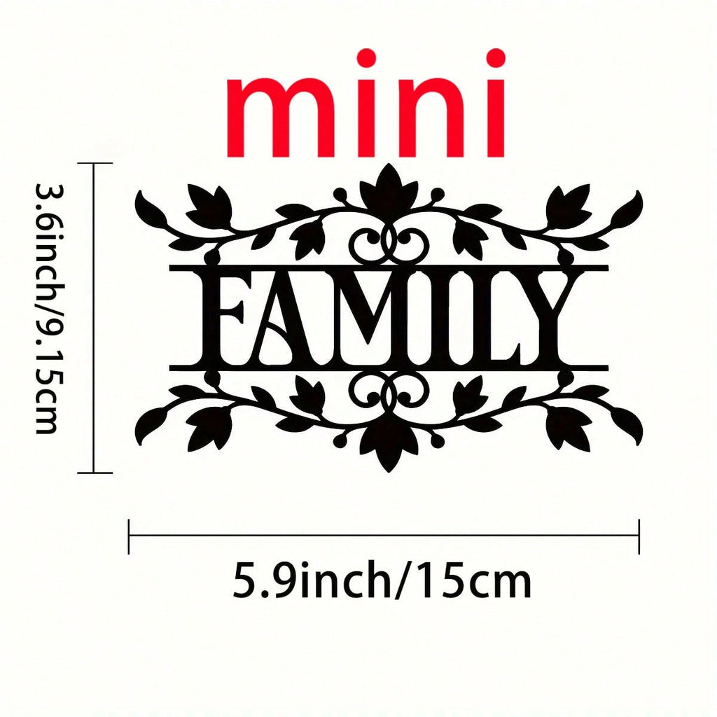 "Family is Everything" Metal Wall Decorations - Decorative metal decorations celebrate family, love and togetherness. These elegant wall decorations can be a meaningful addition to the home and are the perfect gift for housewarming