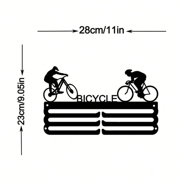 1 Medal Display Rack – Perfect For Showcasing Sports Medals And Ribbons. A Stylish Wall Organizer Ideal For Hockey, Handball, Jumping Events, And More. Comes With Multiple Hooks.