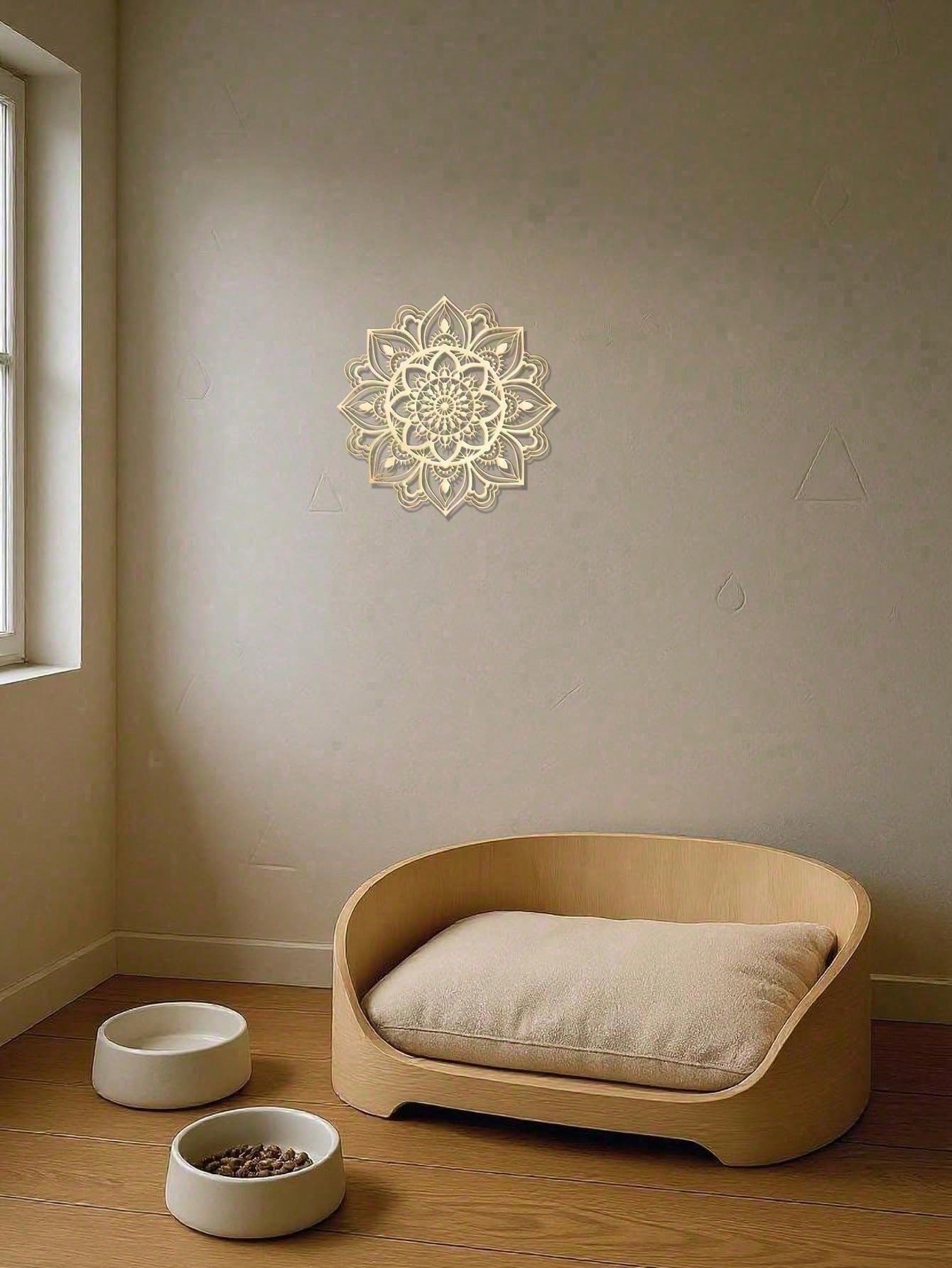 Extra Large Gold Mandala Wall Art – Boho Chic Metal Decor for Living Room, Bedroom & Office | Aesthetic Spiritual Decor, Unique Gift for Women, Men, Housewarming, Valentine’s Day, Ramadan, ChristmasRustic Iron Sign for Home Bar Decor