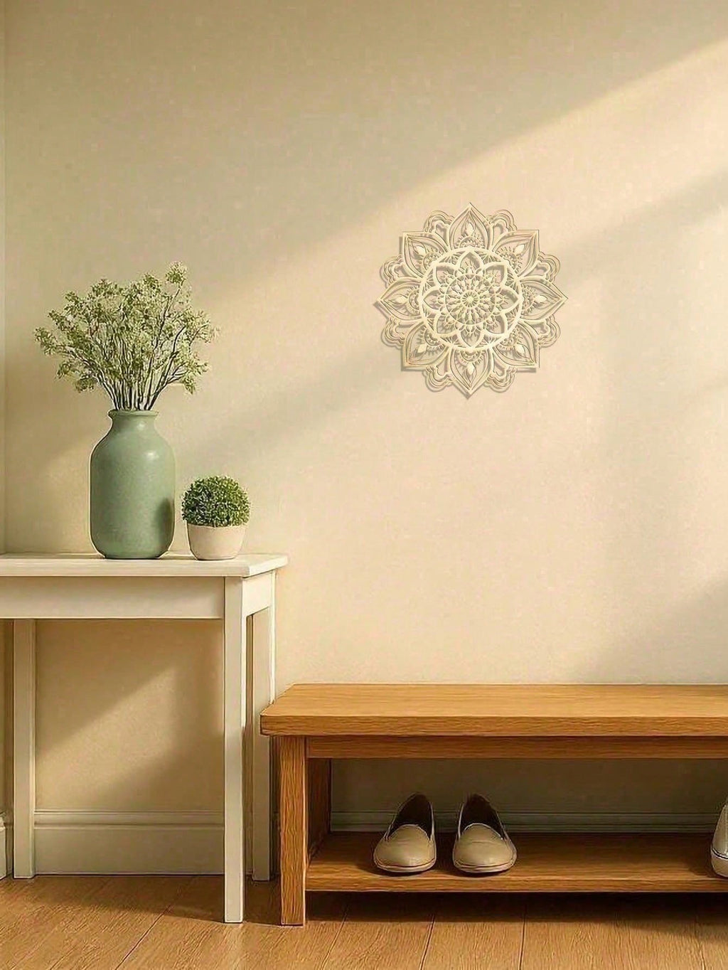 Extra Large Gold Mandala Wall Art – Boho Chic Metal Decor for Living Room, Bedroom & Office | Aesthetic Spiritual Decor, Unique Gift for Women, Men, Housewarming, Valentine’s Day, Ramadan, ChristmasRustic Iron Sign for Home Bar Decor