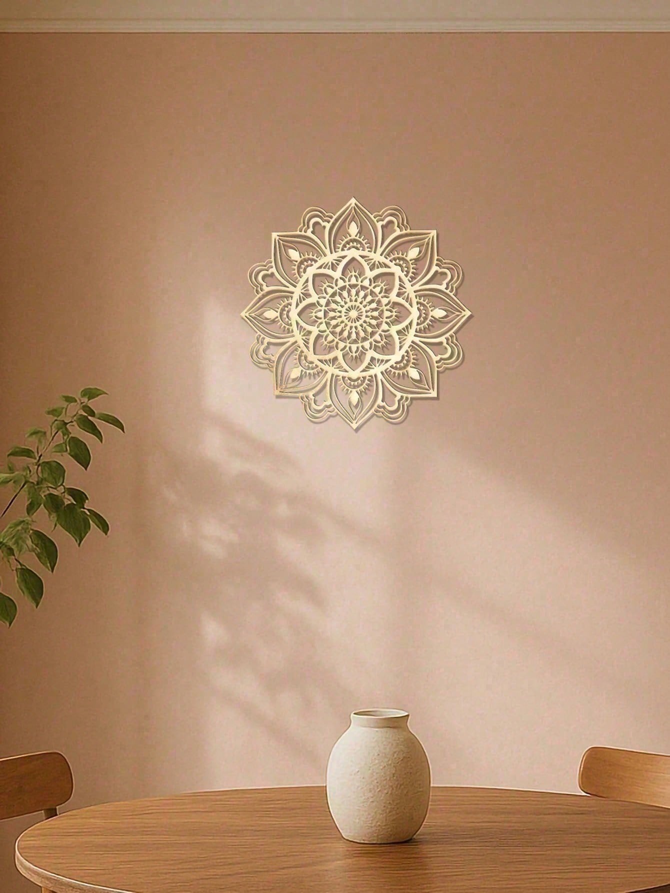 Extra Large Gold Mandala Wall Art – Boho Chic Metal Decor for Living Room, Bedroom & Office | Aesthetic Spiritual Decor, Unique Gift for Women, Men, Housewarming, Valentine’s Day, Ramadan, ChristmasRustic Iron Sign for Home Bar Decor