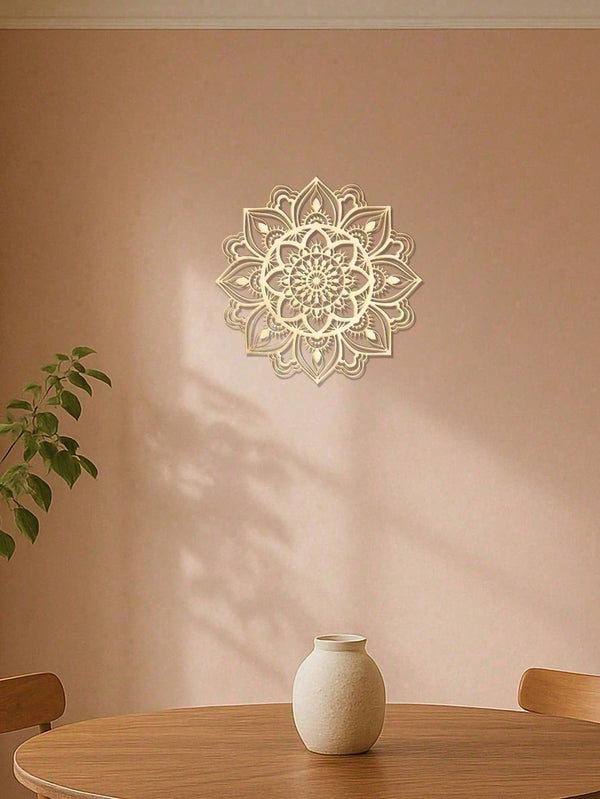 Extra Large Gold Mandala Wall Art – Boho Chic Metal Decor for Living Room, Bedroom & Office | Aesthetic Spiritual Decor, Unique Gift for Women, Men, Housewarming, Valentine’s Day, Ramadan, ChristmasRustic Iron Sign for Home Bar Decor