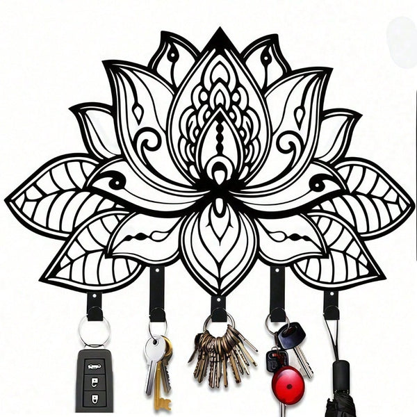 Victorian Gothic Coat Rack – Industrial Wall Mounted Entryway Organizer with Hooks for Coats, Hats, Bags & Scarves, Space-Saving Hook Rack for Hallway, Bedroom, Apartment, Dorm, Punk Gothic Home Decor
