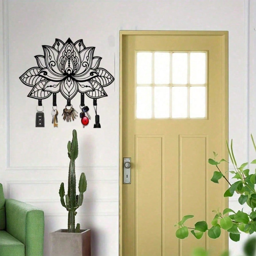 Victorian Gothic Coat Rack – Industrial Wall Mounted Entryway Organizer with Hooks for Coats, Hats, Bags & Scarves, Space-Saving Hook Rack for Hallway, Bedroom, Apartment, Dorm, Punk Gothic Home Decor