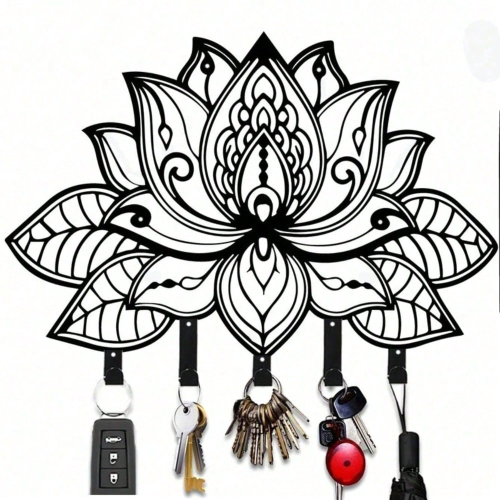 Victorian Gothic Coat Rack – Industrial Wall Mounted Entryway Organizer with Hooks for Coats, Hats, Bags & Scarves, Space-Saving Hook Rack for Hallway, Bedroom, Apartment, Dorm, Punk Gothic Home Decor