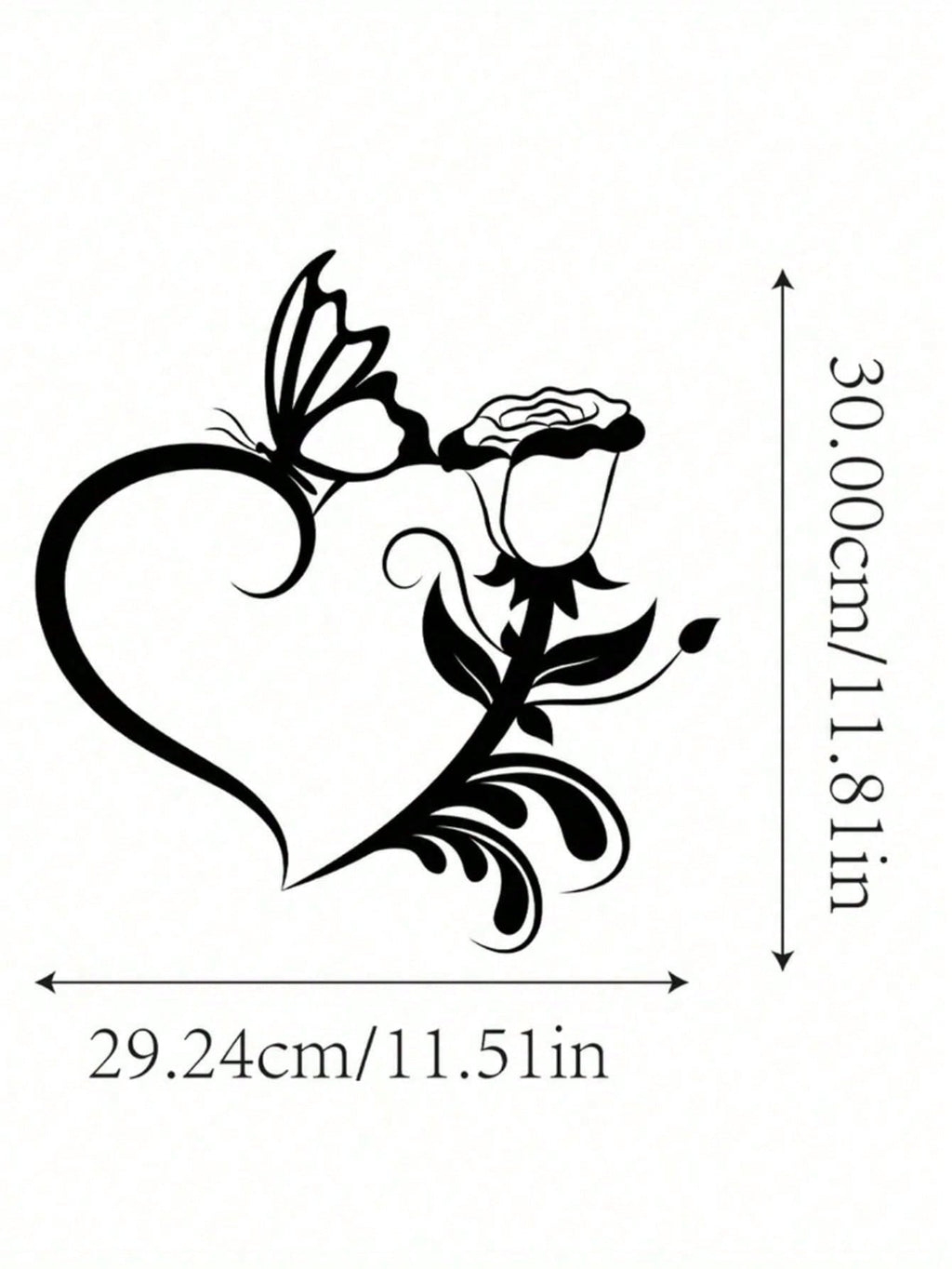 This heart-shaped floral metal wall decoration is the best gift to express love, suitable for bedrooms, living rooms, and other spaces. It is perfect for Valentine's Day and other holidays