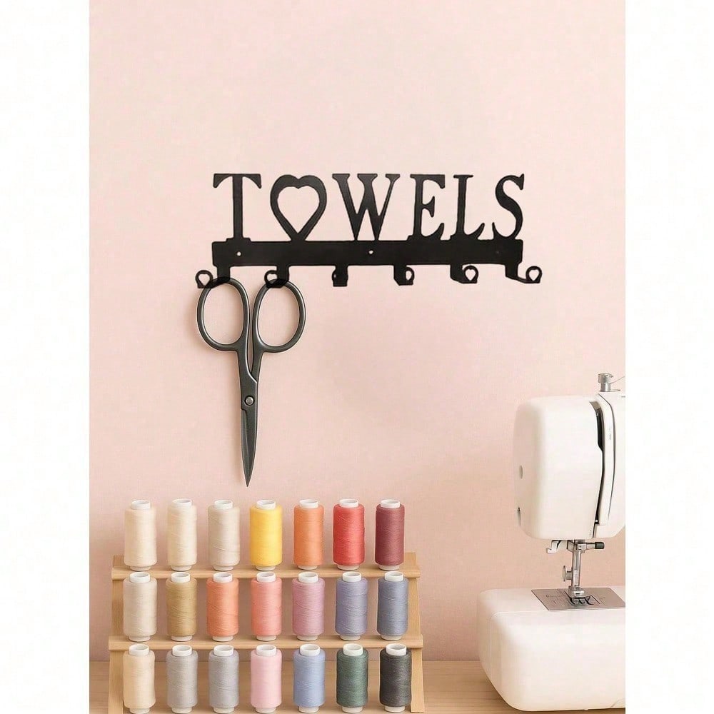 Vintage Industrial Iron Hook – Heavy Duty Rustproof Coat Rack For Entryway Hallway Bathroom, Farmhouse Wall Decor In 3 Colors, Unique Valentine Easter Wedding Gift For Him Her Home Decor Secondary image