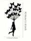 1 piece of black metal wrought iron handheld butterfly wall decoration sticker, home wall decoration, common indoors and outdoors, Valentine's Day exquisite personalized gifts