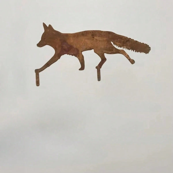 Sweet Animal Iron Garden Ground Spikes, Metal Wall Sculpture Outdoor Home Decor Ornament for Yard