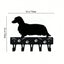 Vintage Dachshund Dog Metal Wall Art 6 Inch, Aluminum Iron Plate Painting for Living Room Hallway Home Office