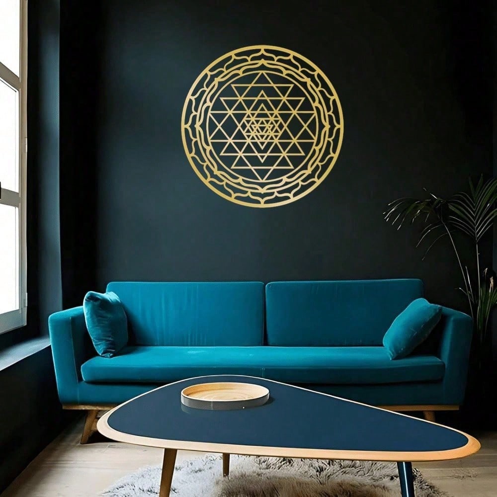 Extra Large Gold Mandala Metal Wall Art Boho Spiritual Decor for Living Room Bedroom Office Unique Housewarming Holiday Gift for Her