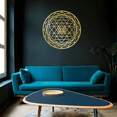 Extra Large Gold Mandala Metal Wall Art Boho Spiritual Decor for Living Room Bedroom Office Unique Housewarming Holiday Gift for Her