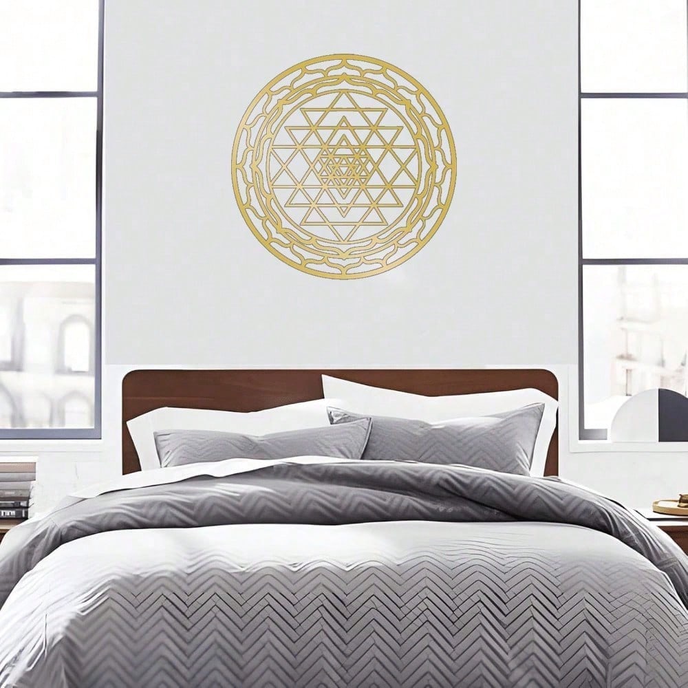 Extra Large Gold Mandala Metal Wall Art Boho Spiritual Decor for Living Room Bedroom Office Unique Housewarming Holiday Gift for Her