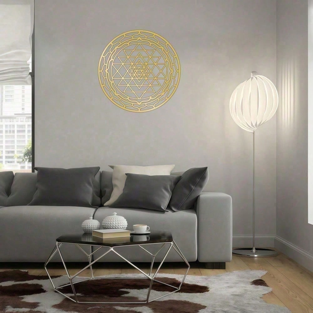 Extra Large Gold Mandala Metal Wall Art Boho Spiritual Decor for Living Room Bedroom Office Unique Housewarming Holiday Gift for Her