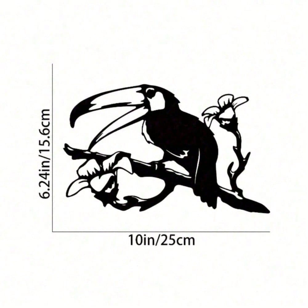 Rustic Vintage Metal Garden Stakes, Butterfly Bird Silhouette Outdoor Art for Patio Yard Lawn, Weather Resistant Decor Gift for Her Him Bedroom Office Secondary image