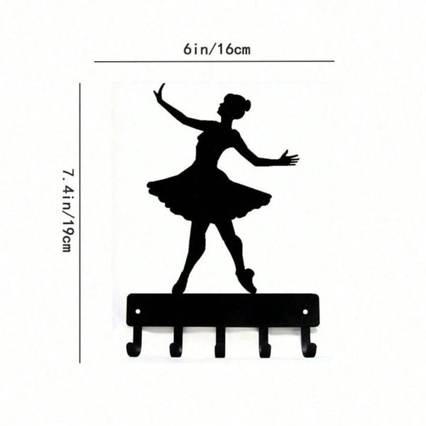 Adorable Ballerina Wall Hook – Decorative Metal Hook For Entryway, Bedroom & Kitchen. Perfect For Hanging Bags, Towels, Keys & More.
