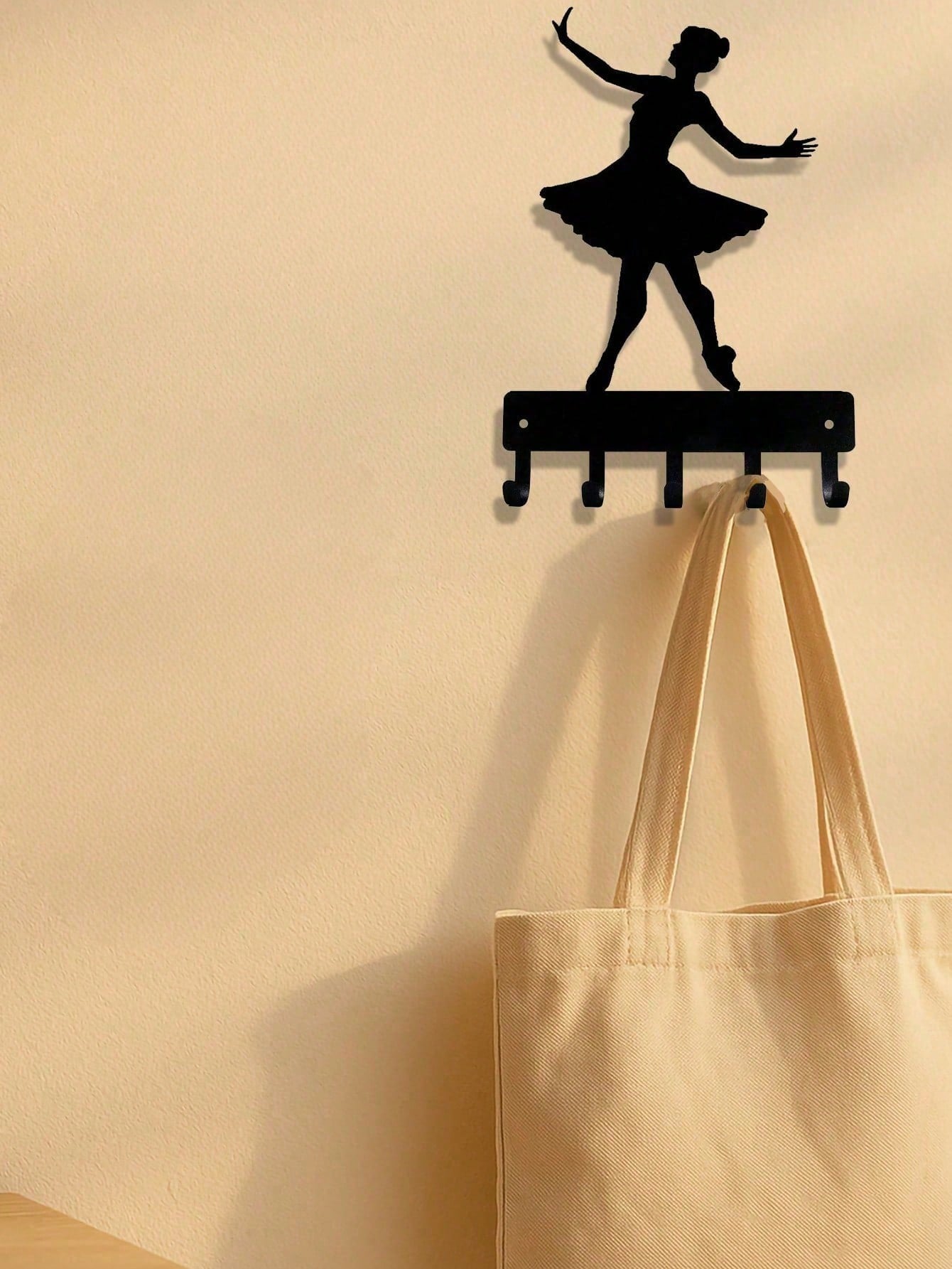Adorable Ballerina Wall Hook – Decorative Metal Hook For Entryway, Bedroom & Kitchen. Perfect For Hanging Bags, Towels, Keys & More.