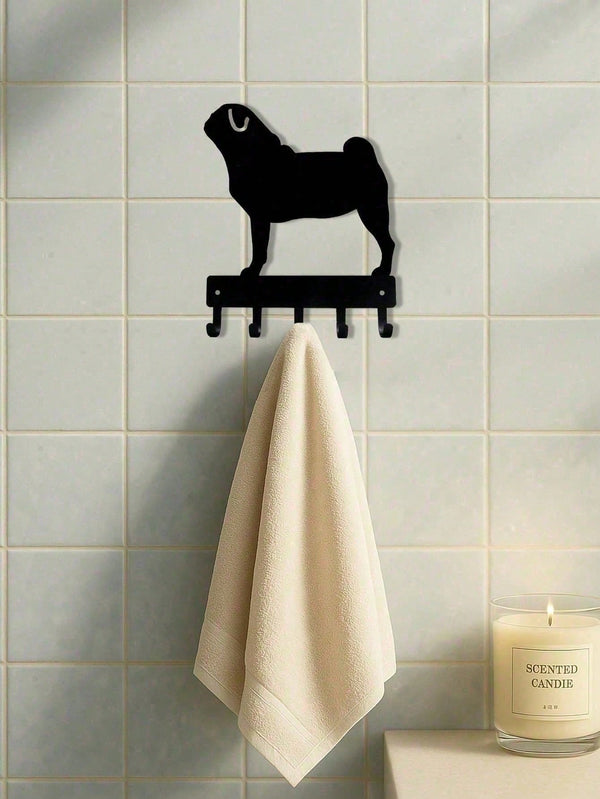 Matte Black Heavy Duty Metal Wall Hooks Rustproof Wall Mounted Organizer for Entryway Bathroom Bedroom Closet Storage for Coats Towels Bags Keys Practical Home Decor & Gift