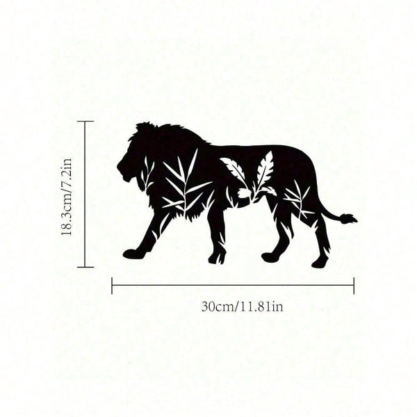 Antique Iron Finish Gothic Lion Metal Wall Sculpture, Dark Academia Witchcore Moody Wall Decor For Living Room Bedroom Office, Unique Halloween Easter Dark Valentine Housewarming Gift For Men Women