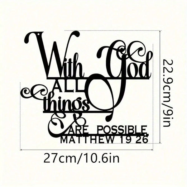1 piece of metal wall art: Proverbs 6:3 metal signage, suitable for living room, bedroom, dining room, office, courtyard home, wall, room and outdoor decoration - easy to hang wall hanging gifts.