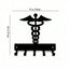 1 wrought iron hook, wall-mounted multi-functional storage hook, suitable for kitchen. Can be used to store cups, kitchen utensils, aprons, kitchen towels, etc. Metal multi-functional hook, home decoration hook, kitchen storage hook.