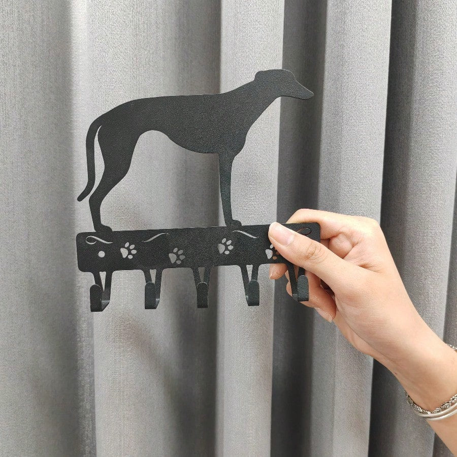 1 Piece Exquisite Black Metal Wall Hook Functional Wall Decor for Corridor Bedroom Kitchen Bathroom for Hanging Clothes and Daily Supplies
