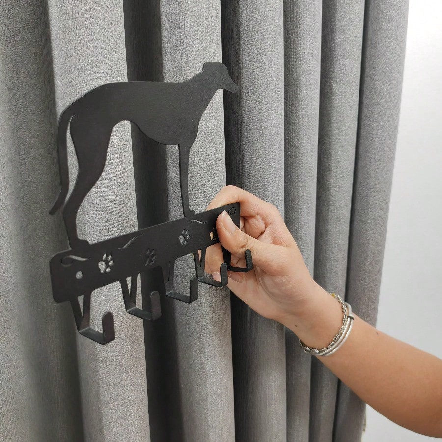 1 Piece Exquisite Black Metal Wall Hook Functional Wall Decor for Corridor Bedroom Kitchen Bathroom for Hanging Clothes and Daily Supplies