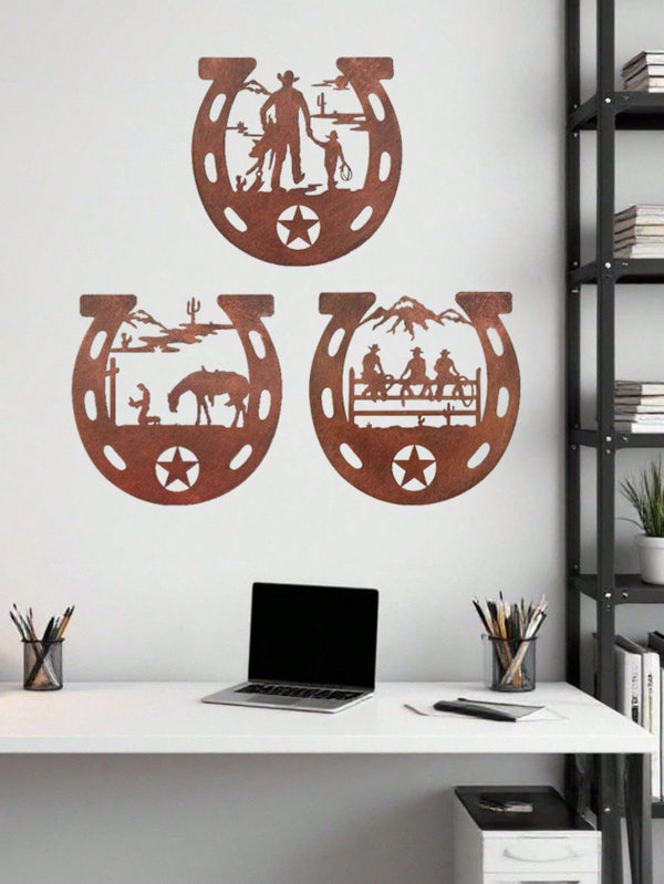 Exquisite metal wall decoration set: Enhance your home style with its luxurious decoration and warm and pleasant atmosphere. Perfect for living rooms, bedrooms and other spaces to enhance your home decoration style