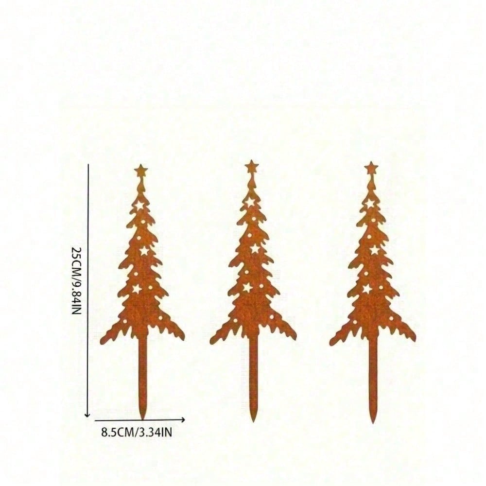 Antique country wrought iron garden floor plug - anti-weathering enamel coated metal garden art decoration, easy-to-install terrace lawn flower bed garden decoration pile, suitable for wall, bedroom