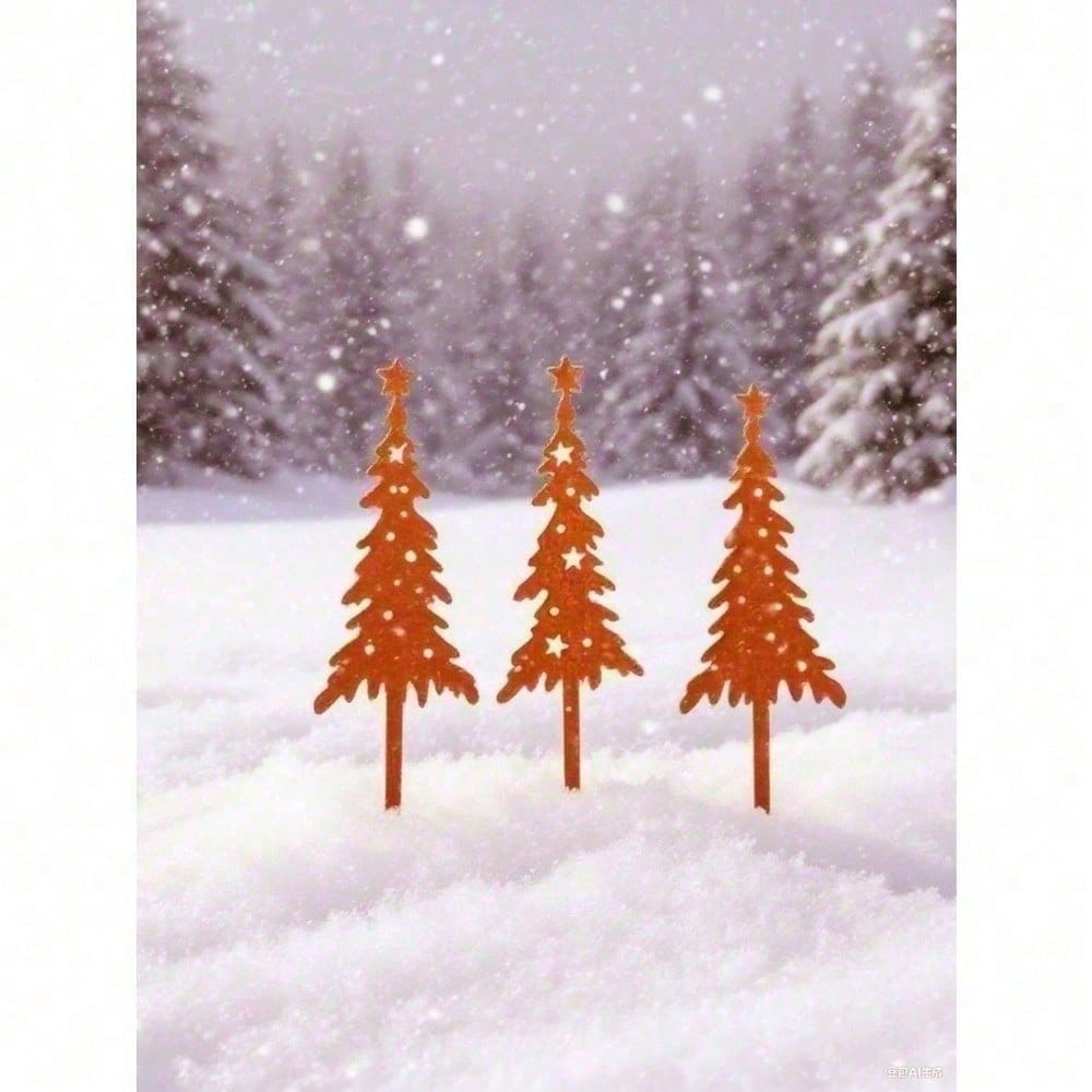 Antique country wrought iron garden floor plug - anti-weathering enamel coated metal garden art decoration, easy-to-install terrace lawn flower bed garden decoration pile, suitable for wall, bedroom