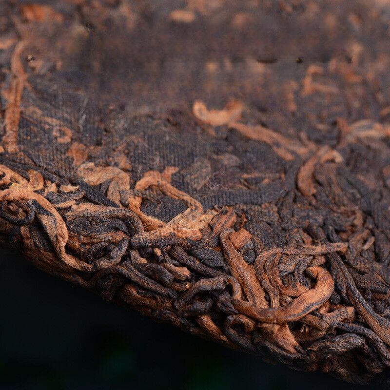 HelloYoungTea Yunnan Pu'er Ripe Tea Cake Bulang Mountain 300g Old Tree Tea Pu'er