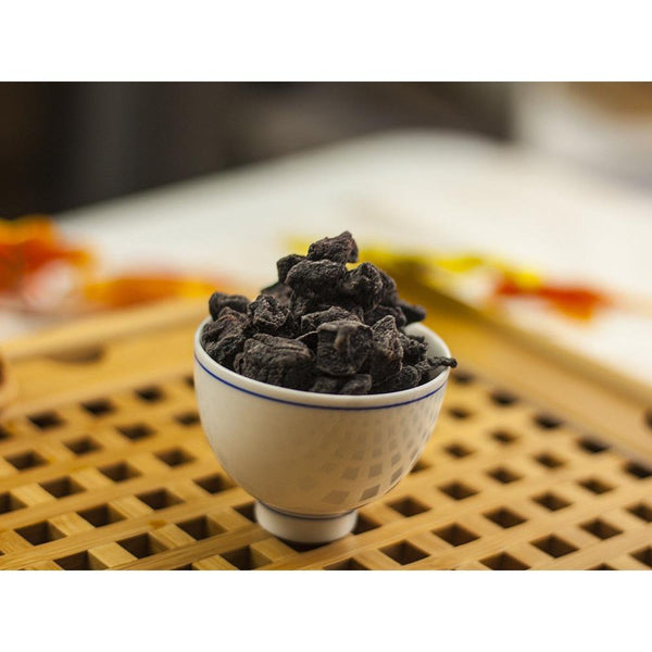 HelloYoungTea Dried Black Plum Fruit Tea Natural Smokey Ebony Herbal Tea Healthy Drink